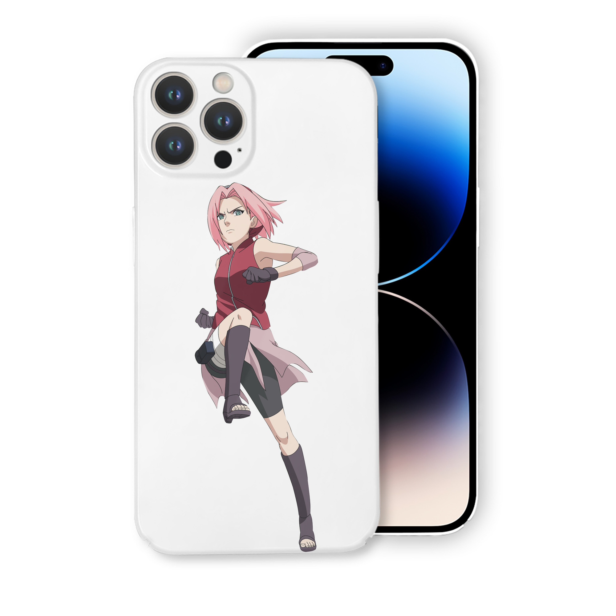 （画像用） NARUTO -ナルト- 春野サクラ Haruno Sakura 【iPhone 14シリーズ対応】ハードケース